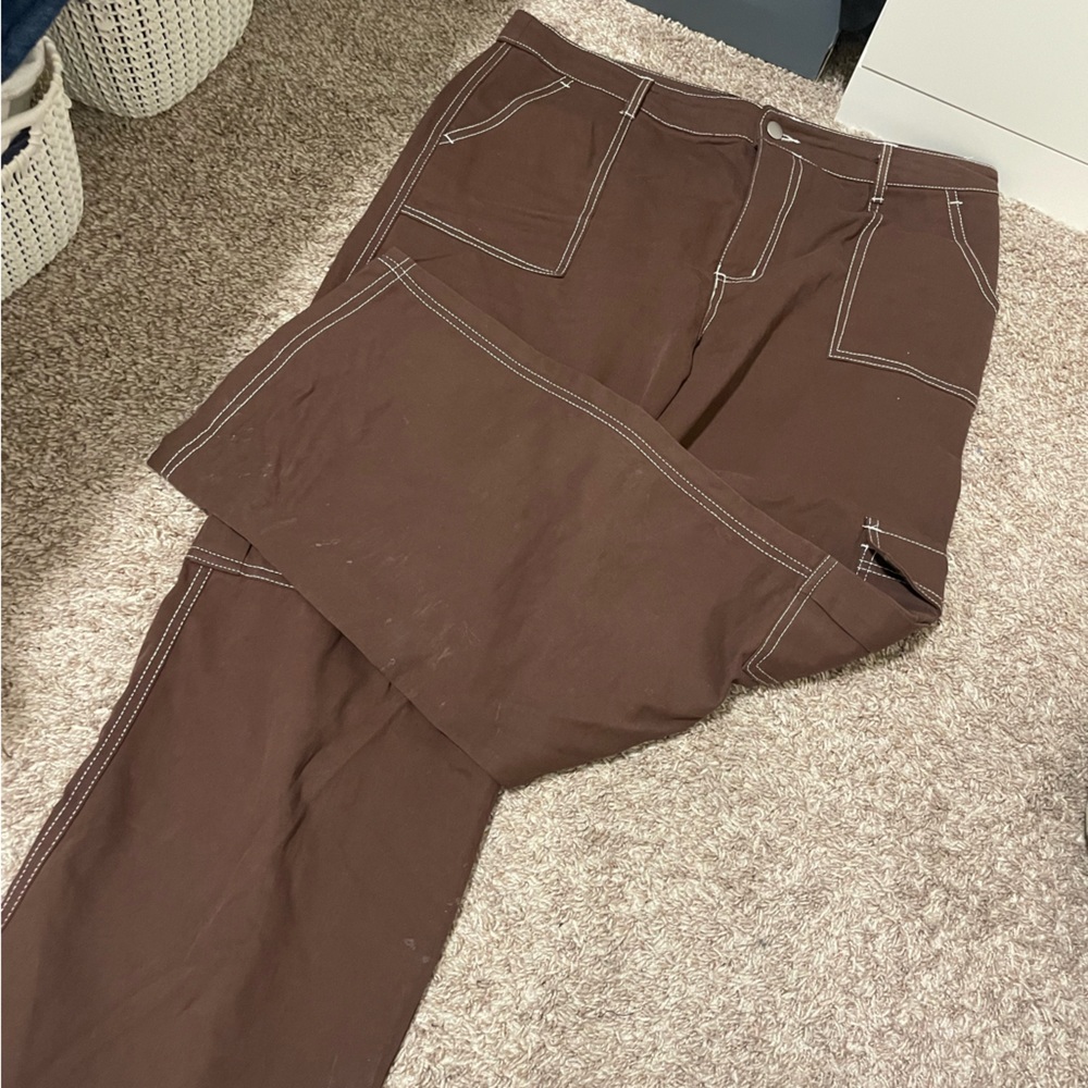 Brown Cargo Pants